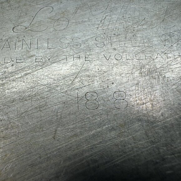 Vintage Vollrath LO-HEET Aristocrat Stainless Steel 10” Skillet Sauce Pan No Lid - Picture 7 of 10